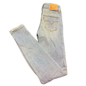 Levi’s 711 Skinny Jeans Women’s Size 25 Light Wash